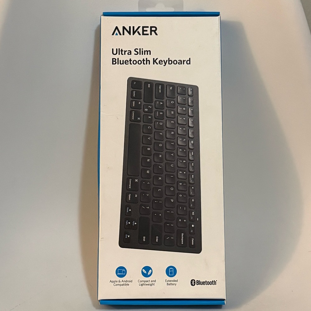 Anker Ultra Slim Profile Bluetooth Keyboard Black
